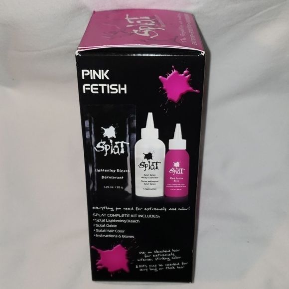 NEW Splat Pink Fetish Color, Bleach & Peroxide Kit - Picture 4 of 6
